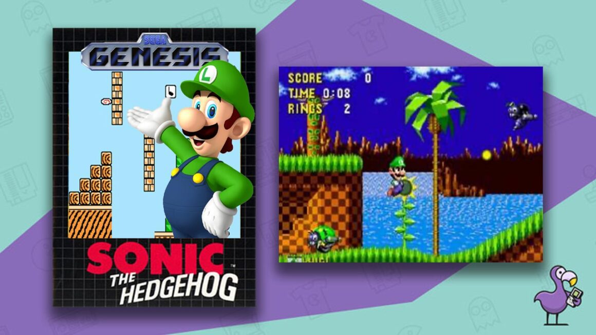 Luigi In Sonic the Hedgehog 1 Best Sega ROM Hacks