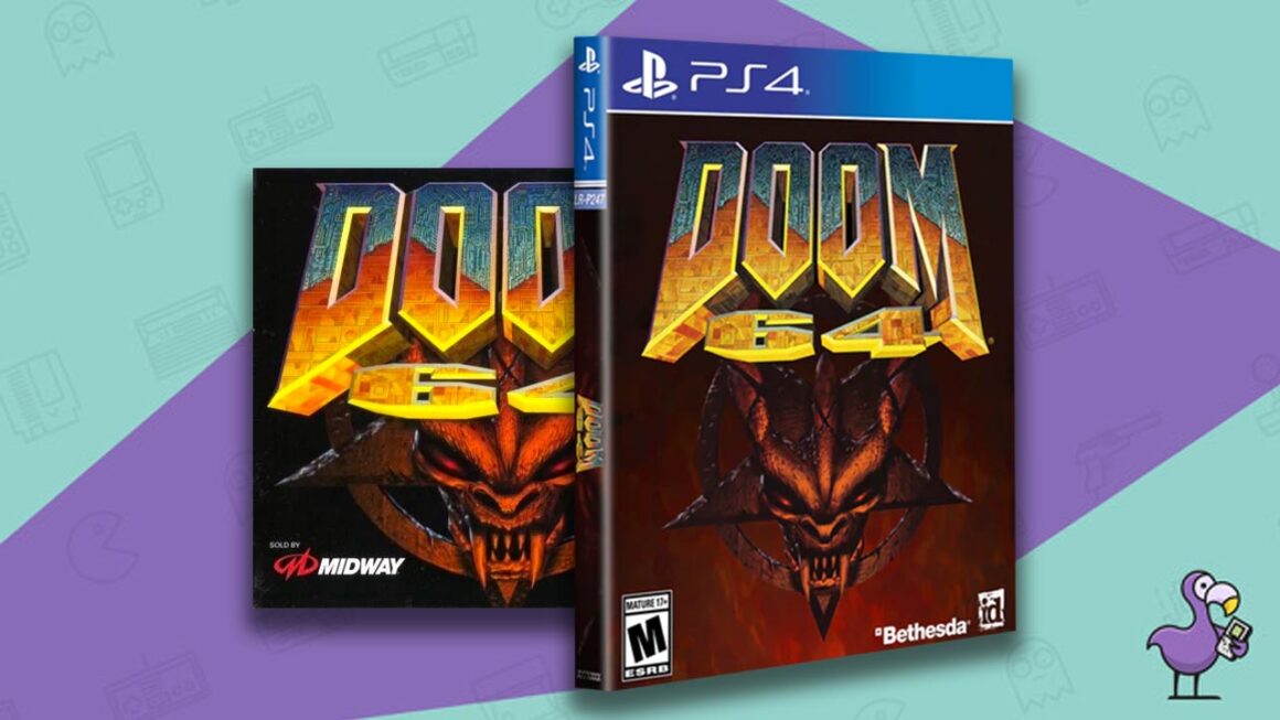 Los mejores juegos retro en PS5 - Doom 64 PS4 Game Shell Cover Art